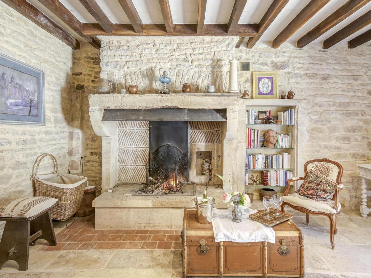 Burgundian Farmhouse In Talon With Fireplace Luaran gambar
